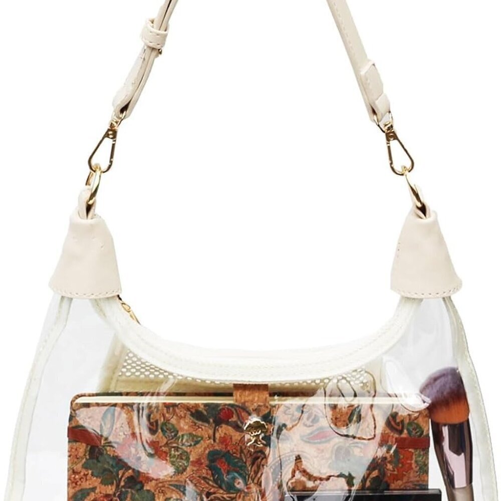 Clear Shoulder Bag Women TPU Zipper Crossbody Hobo Tote Fashion Waterproof